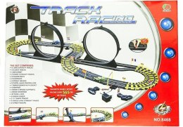 LEAN Toys Tor Samochodowy Track Racing Dwa Auta 565 cm