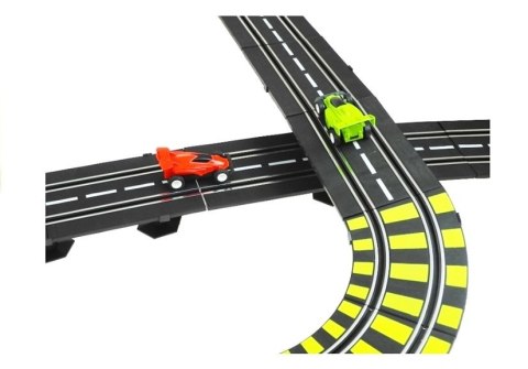LEAN Toys Tor Wyścigowy 11 Metrów + 2 Autka Zasilacz LEAN Toys Tor Wyścigowy 11 Metrów + 2 Autka Zasilacz