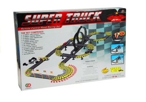 LEAN Toys Tor Wyścigowy 11 Metrów + 2 Autka Zasilacz LEAN Toys Tor Wyścigowy 11 Metrów + 2 Autka Zasilacz