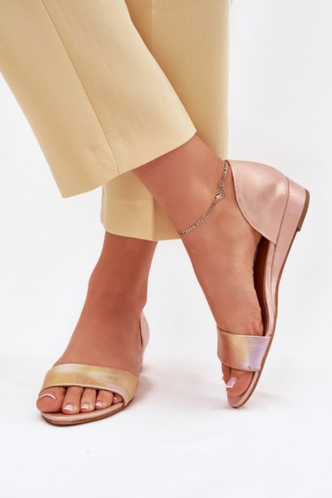 Sandały Model Maciejka 01971-72 Pink Gold - Step in style Sandały Model Maciejka 01971-72 Pink Gold - Step in style