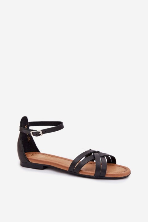 Sandały Model Maciejka 07029-01 Black - Step in style Sandały Model Maciejka 07029-01 Black - Step in style