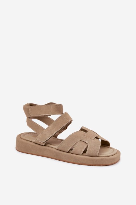 Sandały Model Uvissa NN617 Khaki - Step in style Sandały Model Uvissa NN617 Khaki - Step in style