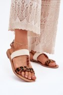 Sandały Model Virona BJ717 Panterka Brown - Step in style