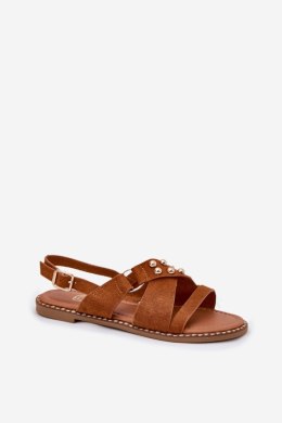 Sandały Model Zanira LX9616 Camel - Step in style