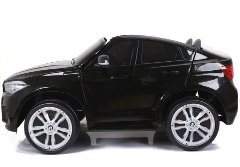 LEAN CARS Auto Na Akumulator BMW X6M Czarne Dwuosobowy Fotel LEAN CARS Auto Na Akumulator BMW X6M Czarne Dwuosobowy Fotel
