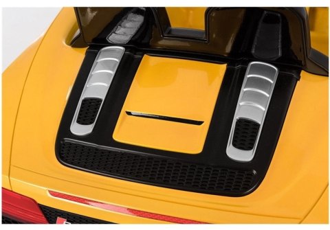 LEAN CARS Auto na Akumulator Audi R8 Spyder Żółty