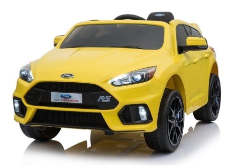 LEAN CARS Auto na akumulator Ford Focus RS Żółte LEAN CARS Auto na akumulator Ford Focus RS Żółte
