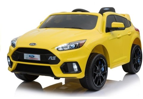 LEAN CARS Auto na akumulator Ford Focus RS Żółte LEAN CARS Auto na akumulator Ford Focus RS Żółte