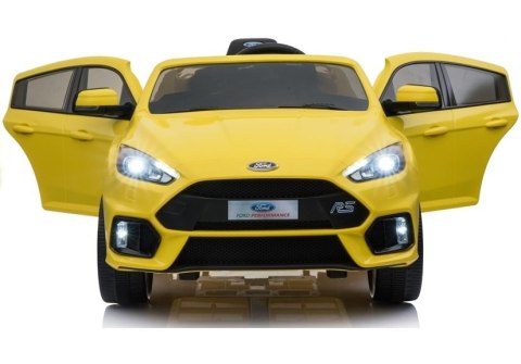 LEAN CARS Auto na akumulator Ford Focus RS Żółte LEAN CARS Auto na akumulator Ford Focus RS Żółte