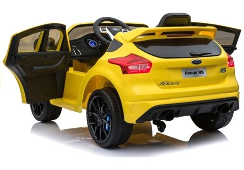 LEAN CARS Auto na akumulator Ford Focus RS Żółte LEAN CARS Auto na akumulator Ford Focus RS Żółte
