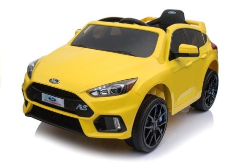 LEAN CARS Auto na akumulator Ford Focus RS Żółte LEAN CARS Auto na akumulator Ford Focus RS Żółte
