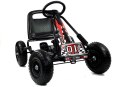 LEAN CARS Gokart Czarny A-15 Pompowane Koła