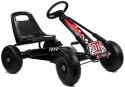 LEAN CARS Gokart Czarny A-15 Pompowane Koła