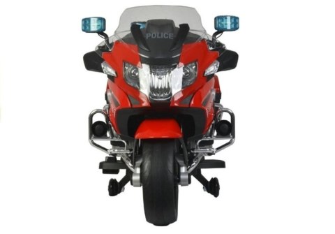LEAN CARS Motor na Akumulator BMW R1200 Policja Czerwony LEAN CARS Motor na Akumulator BMW R1200 Policja Czerwony