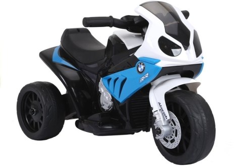 LEAN CARS Motor na akumulator BMW S1000RR Trójkołowy Niebieski LEAN CARS Motor na akumulator BMW S1000RR Trójkołowy Niebieski