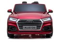 LEAN CARS Pojazd na Akumulator Nowe Audi Q5 2-osobowe Czerwone Lakierowane