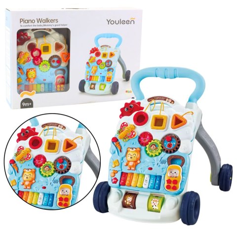 LEAN Toys Interaktywny Chodzik Pchacz Panel Świeci Gra