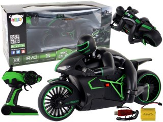 LEAN Toys Motor Ścigacz RC 20 km/h Sterowany Na Pilot Zielony
