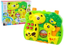 LEAN Toys Projektor Panel Do Łóżeczka Zawieszka Żyrafy Dźwięk