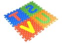 LEAN Toys Puzzle Piankowe Kolorowe Alfabet i Cyferki 36 elementów