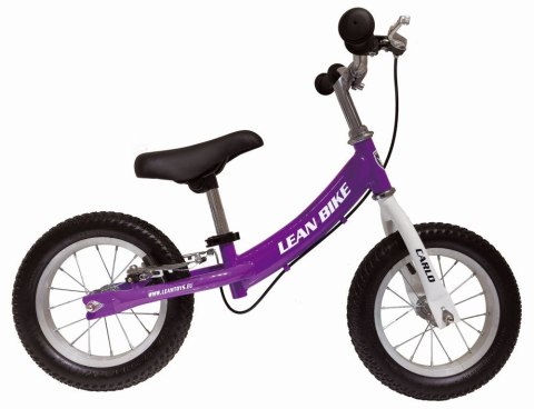 LEAN Toys Rower Biegowy CARLO Rowerek Do Odpychania Fiolet LEAN Toys Rower Biegowy CARLO Rowerek Do Odpychania Fiolet