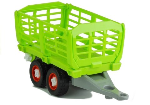 LEAN Toys Rozkręcany Traktor z Otwierana Przyczepą 43 cm LEAN Toys Rozkręcany Traktor z Otwierana Przyczepą 43 cm