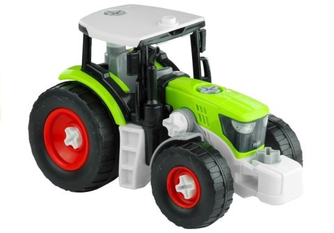 LEAN Toys Rozkręcany Traktor z Otwierana Przyczepą 43 cm LEAN Toys Rozkręcany Traktor z Otwierana Przyczepą 43 cm