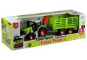 LEAN Toys Rozkręcany Traktor z Otwierana Przyczepą 43 cm