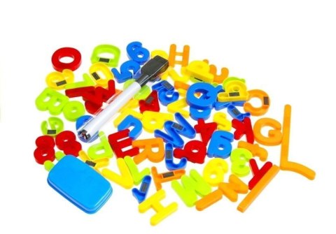 LEAN Toys Tablica Magnetyczna Stojąca Pisak Magnes Różowa