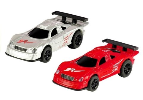 LEAN Toys Tor Wyścigowy 2 Autka Kontrolery Slot Cars 1:43
