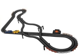 LEAN Toys Tor Wyścigowy 2 Autka Kontrolery Slot Cars 1:64