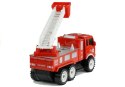 LEAN Toys Zestaw Strażaka Wóz Hełm Gaśnica Piła 14 Elementów