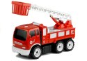 LEAN Toys Zestaw Strażaka Wóz Hełm Gaśnica Piła 14 Elementów