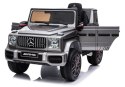 LEAN CARS Auto na Akumulator Mercedes G63 AMG Srebrny Lakierowany BBH-002
