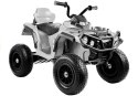 LEAN CARS Quad na Akumulator BDM0906 Pompowane Koła Biały