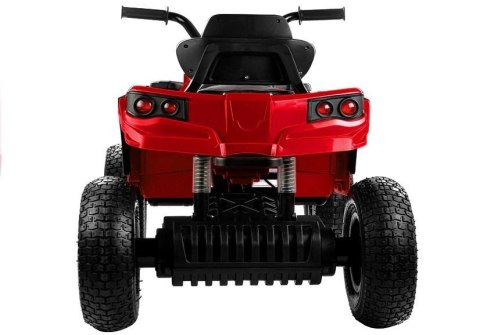LEAN CARS Quad na Akumulator BDM0906 Pompowane Koła Czerwony LEAN CARS Quad na Akumulator BDM0906 Pompowane Koła Czerwony