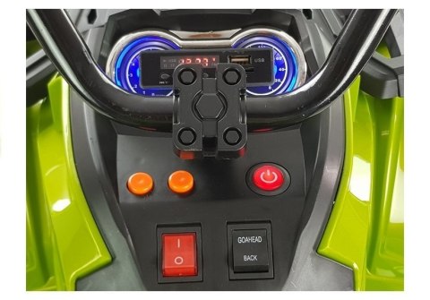 LEAN CARS Quad na Akumulator BDM0906 Pompowane Koła Zielony LEAN CARS Quad na Akumulator BDM0906 Pompowane Koła Zielony