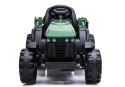 LEAN CARS Traktor z Przyczepą na akumulator BDM0925 Zielony Wojskowy