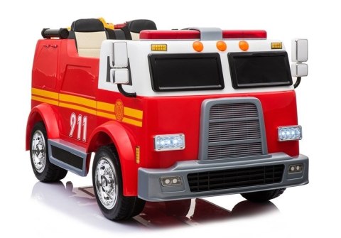 LEAN CARS Wóz Strażacki na Akumulator Czerwony Dla Dzieci Pilot LL911 LEAN CARS Wóz Strażacki na Akumulator Czerwony Dla Dzieci Pilot LL911