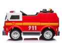 LEAN CARS Wóz Strażacki na Akumulator Czerwony Dla Dzieci Pilot LL911