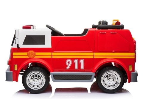 LEAN CARS Wóz Strażacki na Akumulator Czerwony Dla Dzieci Pilot LL911 LEAN CARS Wóz Strażacki na Akumulator Czerwony Dla Dzieci Pilot LL911