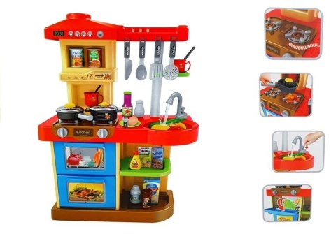 LEAN Toys Kuchnia Dla Malucha z dźwiękami i światełkami Kran