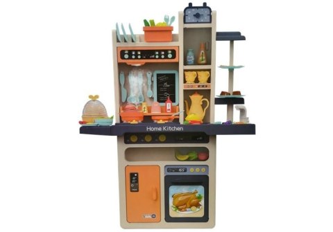 LEAN Toys Kuchnia Dziecięca Różowa Warzywa Akcesoria Sztucce
