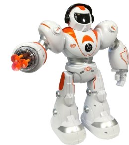 LEAN Toys Robot Zdalnie sterowany pomarańczowy