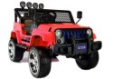 LEAN CARS Auto na Akumulator S2388 Jeep Czerwony 4x45W