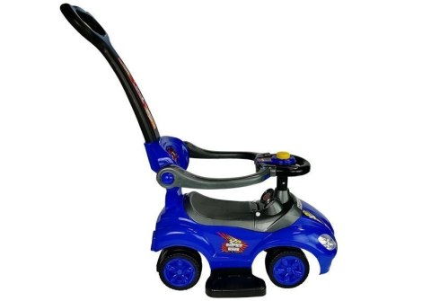 LEAN CARS Jeździk z Pchaczem Mega Car 3w1 Niebieski LEAN CARS Jeździk z Pchaczem Mega Car 3w1 Niebieski