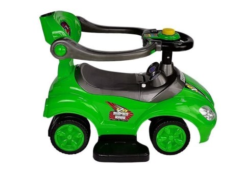 LEAN CARS Jeździk z Pchaczem Mega Car 3w1 Zielony LEAN CARS Jeździk z Pchaczem Mega Car 3w1 Zielony