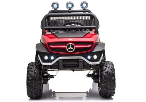 LEAN CARS Pojazd na Akumulator Mercedes Unimog S Czerwony Lakier LEAN CARS Pojazd na Akumulator Mercedes Unimog S Czerwony Lakier