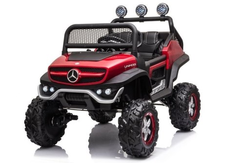 LEAN CARS Pojazd na Akumulator Mercedes Unimog S Czerwony Lakier LEAN CARS Pojazd na Akumulator Mercedes Unimog S Czerwony Lakier