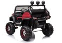LEAN CARS Pojazd na Akumulator Mercedes Unimog S Czerwony Lakier